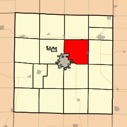 Location in McDonough County