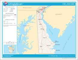 Delaware – Mappa