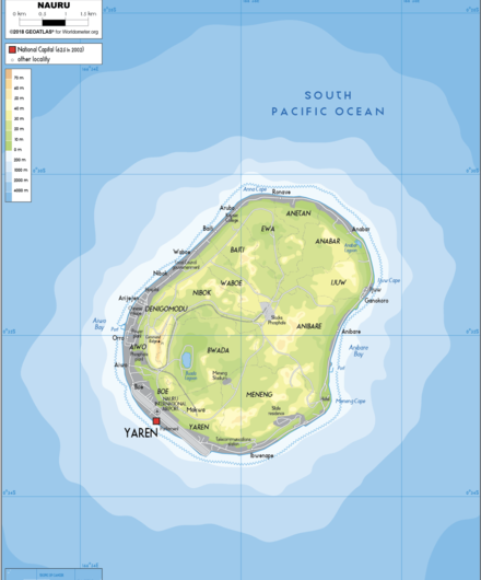 Страна науру на карте. Республика Науру на карте. Государство Науру на карте. Науру политическая карта. Науру столица на карте.