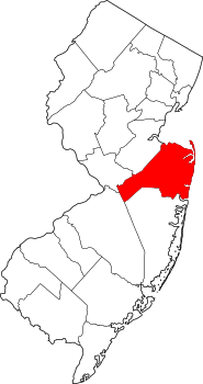 Map of New Jersey highlighting Monmouth County.svg