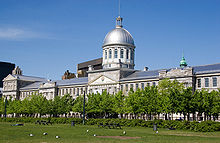 Bonsecours Market - Parliament of Province of Canada 1849 Marche Bonsecours.jpg