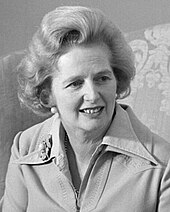 The support of the Conservative Party, under Margaret Thatcher, was essential to the passage of the Government's European business in the House of Commons. Margaret Thatcher in September 1975.jpg