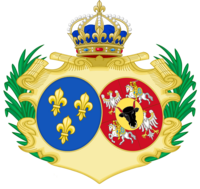 Blason de Marie Leszczyńska en tant que reine de France