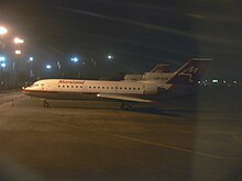 A Marsland Aviation Yak-42D at Khartoum Marsland Aviation Yak-42D at Khartoum.JPG