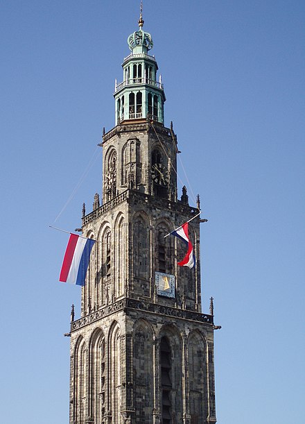 The Martinikerk tower has been the city's main landmark for centuries