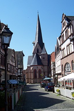Martkstadt Schotten, Marktstrasse und Liebfrauenkirche