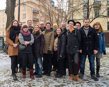 Participants at Wikipedia Mentor training Day.