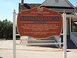 Mesa Landmark Sirrine House Mesa-House-Sirrine House-1896.jpg