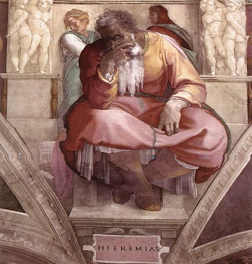 Michelangelo, profeti, Jeremiah 01