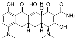 <span class="mw-page-title-main">Minocycline</span> Chemical compound