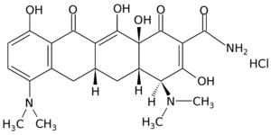 Minocycline hydrochloride structure