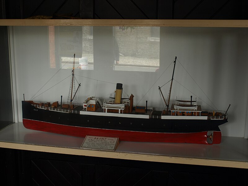 File:Model of the SS Celt (1879).JPG