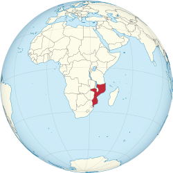 Mozambik dünya üzerinde (Zambiya merkezli) .svg