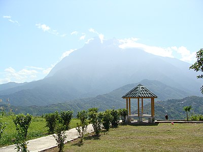 Vue sur le mont Kimbalu.