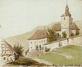 Muggendorf, Aquarell (1854) von Moritz von Mettingh