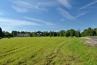 Nõmbra Village in Harju County, Estonia