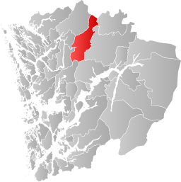 Evangers kommun i Hordaland fylke.