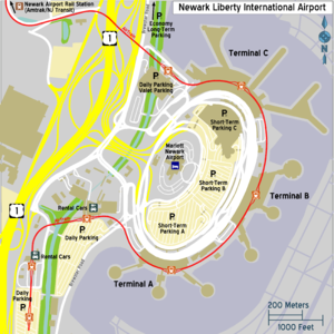 Newark liberty airport map.png