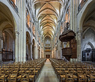 The nave looking west