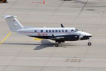 ehemalige BeechcraftKing Air B350i der Air Independence