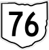 State Route 76 marker