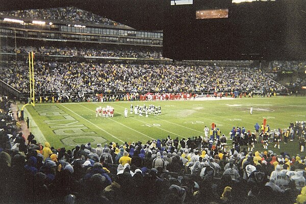 Oakland–Alameda County Coliseum during the Raiders' week 17 win over Kansas City