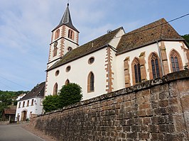 Protestante kerk in Oberbronn