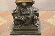 English: Baptismal font in St. Knuds church (the cathedral) in Odense, Denmark. Made by Bernt (Berent) Bodemann from Lübeck in 1620.