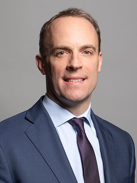 Image: Official portrait of Rt Hon Dominic Raab MP crop 2