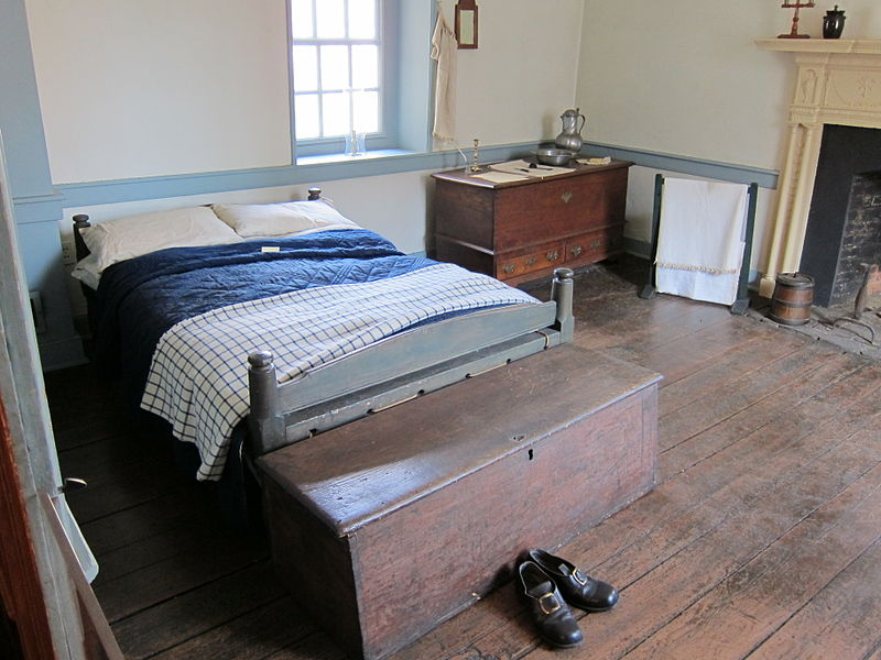 File:Old Stone House (Washington, D.C.) Second Floor Front Bedroom.jpg