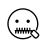 OpenMoji-black 1F910.svg