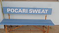 POCARI SWEAT logo blue Benches.