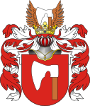 Ennoblement of Wawrzyniec z Kazimierza (1569) (wrongly ascribed by Chrząński as the coat of arms of the Tarło family)