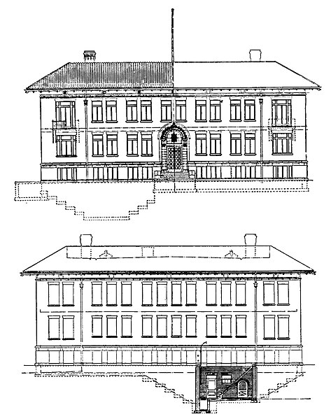 File:PSM V84 D418 Front and rear views of the building for the department of terrestrial magnetism.jpg