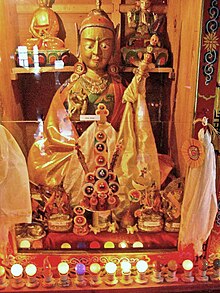 Padmasambhava statue. Gandhala Monastery. Kaza. Himachel Pradesh. 2004 Padmasambhava statue. Gandhola Monastery. Kaza. Himachel Pradesh. 2004.jpg