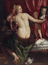 Paolo Veronese, Wenus z lustrem, około 1585