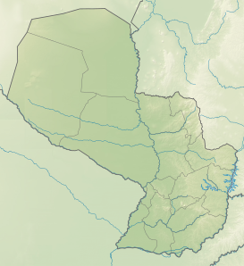 Sierra de Maracayú ubicada en Paraguay