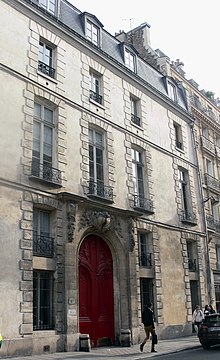 Façade sur rue Vieille-du-Temple