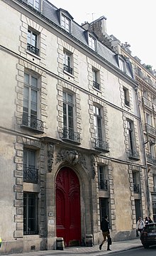 Façade sur la rue Vieille-du-Temple.