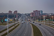 English: Partyzanski avenue. Minsk, Belarus Беларуская: Партызанскі праспект. Мінск, Беларусь Русский: Партизанский проспект. Минск, Беларусь