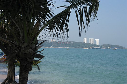 Het 'Pattaya City' bord