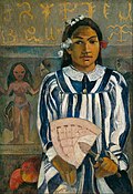 Paul Gauguin - The Ancestors of Tehamana OR Tehamana Has Many Parents (Merahi metua no Tehamana) - Google Art Project.jpg
