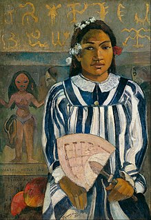 <i>Merahi metua no Tehamana</i> Painting by Paul Gauguin