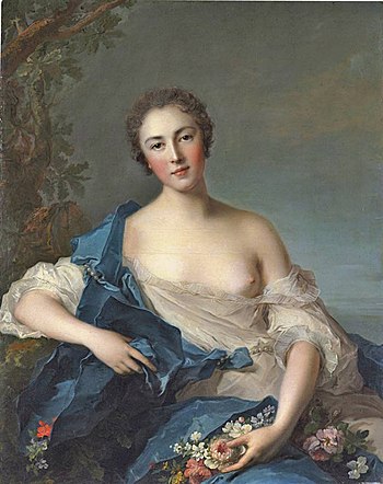 Pauline Félicité de Mailly-Nesle, marquise de Vintimille, by Jean-Marc Nattier