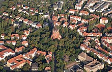 Rathenauplatz mit der Pauluskirche