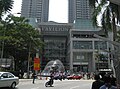 English: Pavilion Kuala Lumpur with an residential area above