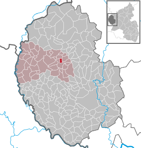 Poziția ortsgemeinde Pintesfeld pe harta districtului Eifelkreis Bitburg-Prüm