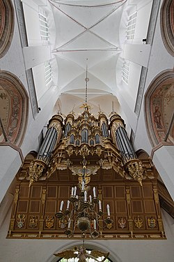 Friedrich Stellwagen pipe organ in St. Marien, Stralsund, Germany