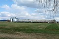 English: Farm in the municipality of of Pluhův Žďár, Jindřichův Hradec District, Czech Republic. Čeština: Budovy družstva v obci Pluhův Žďár v okrese Jindřichův Hradec.