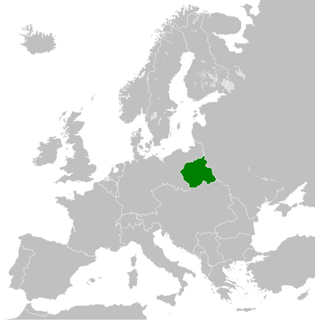 Location of Polish